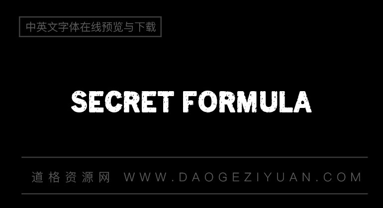 Secret Formula