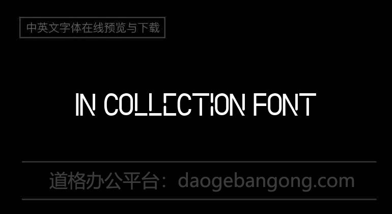 In Collection Font