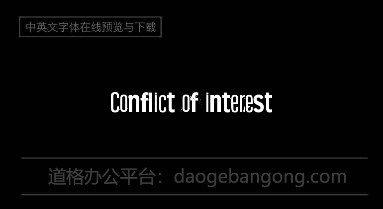 Conflict of interest