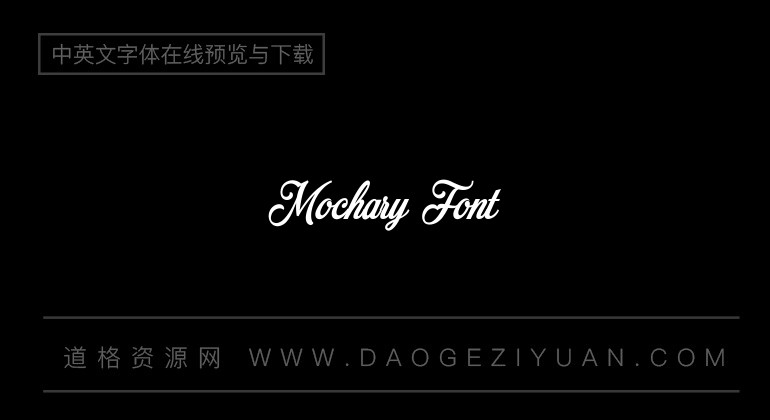 Mochary Font