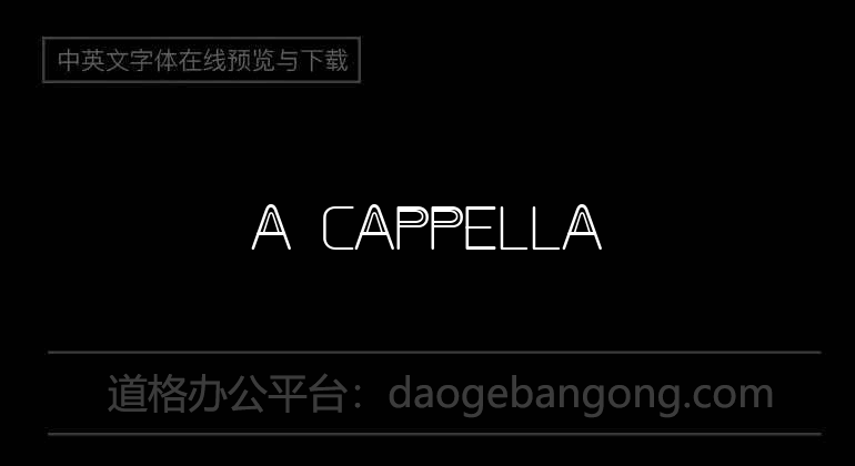 A cappella