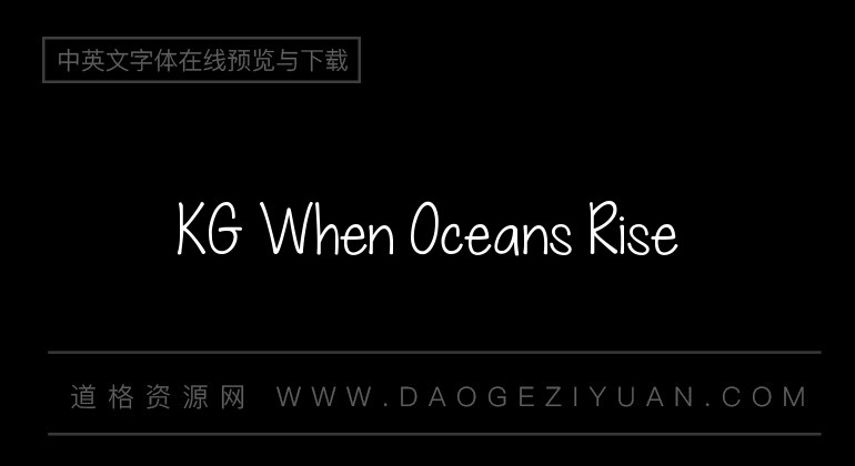 KG When Oceans Rise