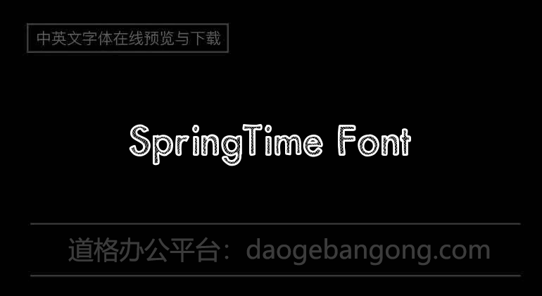 SpringTime Font