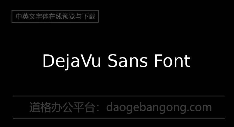 DejaVu Sans Font