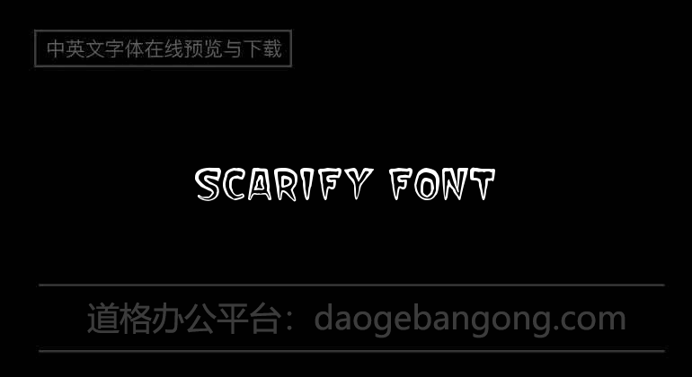 Scarify Font