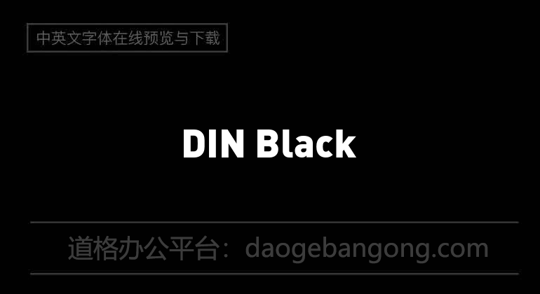 DIN Black