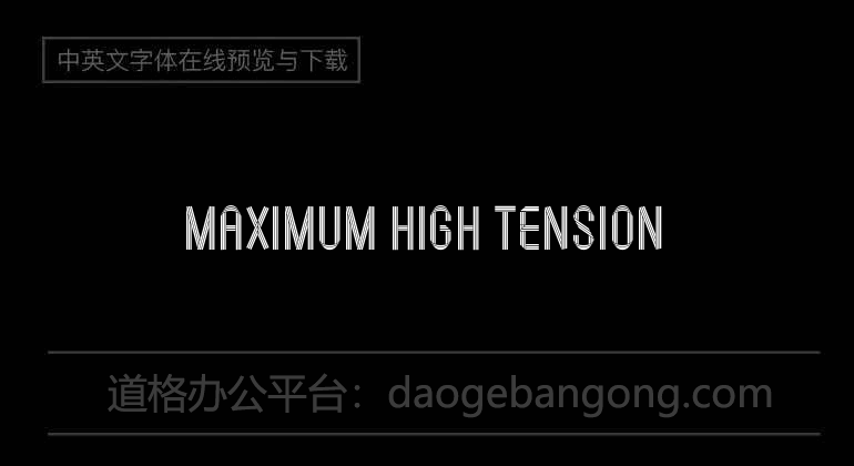 Maximum High Tension