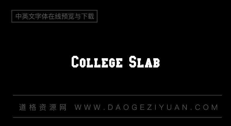 College Slab