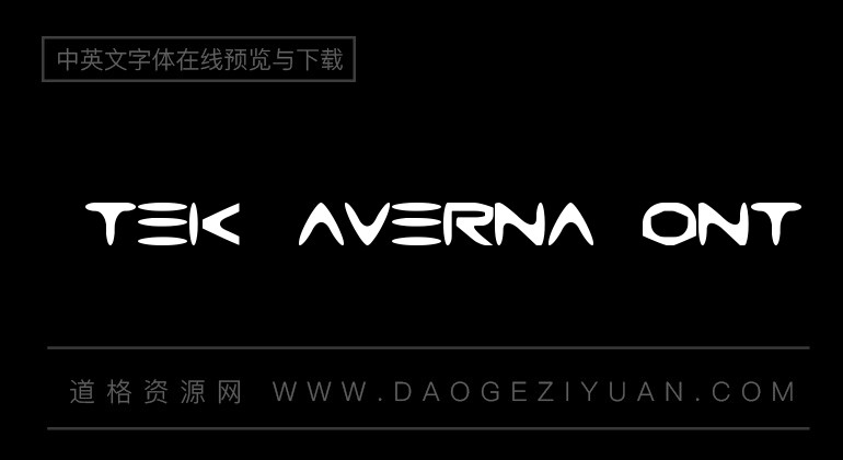 Gtek Caverna Font