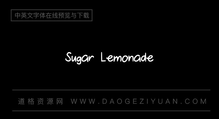 Sugar Lemonade