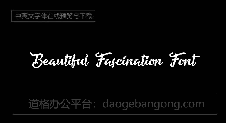 Beautiful Fascination Font
