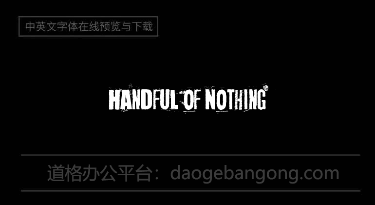 Handful of Nothing