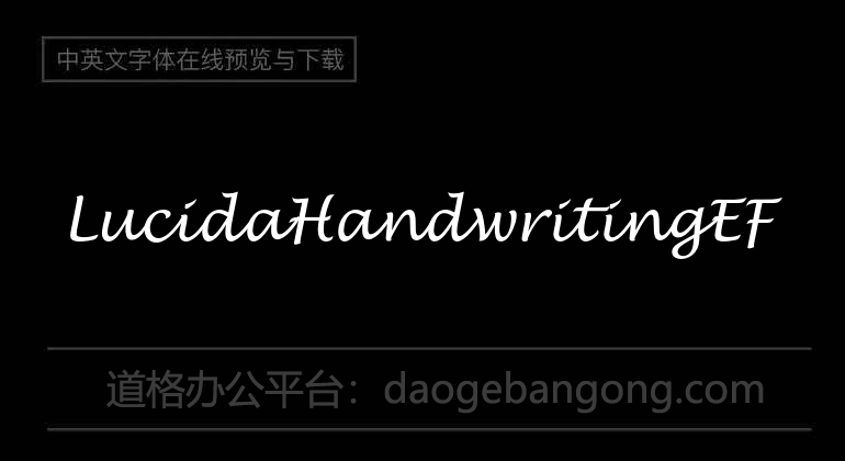 LucidaHandwritingEF