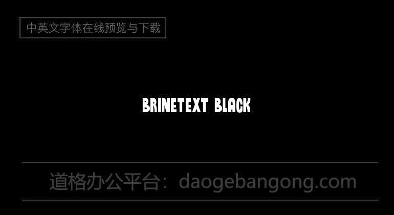 Brinetext Noir