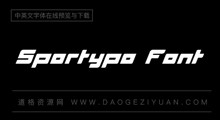 Sportypo Font