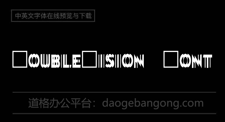 DoubleVision Font