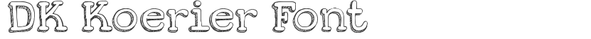 DK Koerier Font