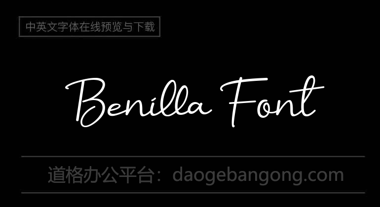 Benilla Font