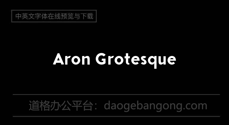 Aron Grotesque