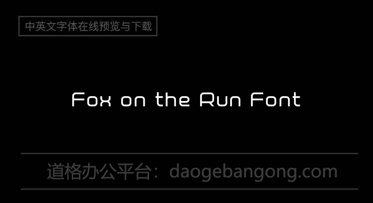 Fox on the Run Font