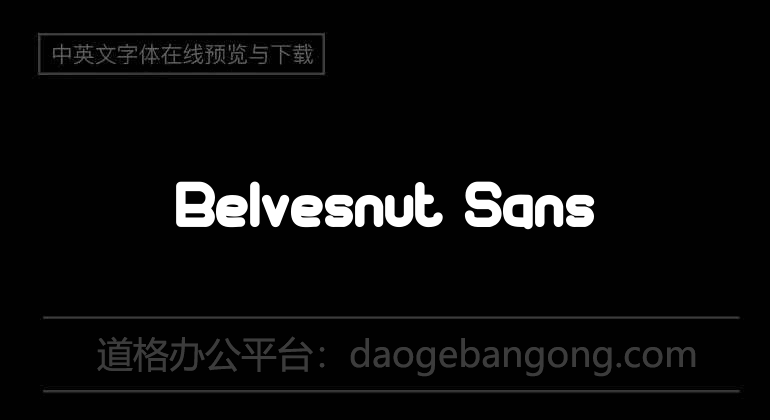 Belvesnut Sans