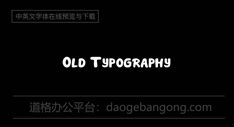 Old Typography