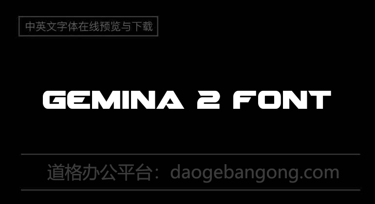 Gemina 2 Font