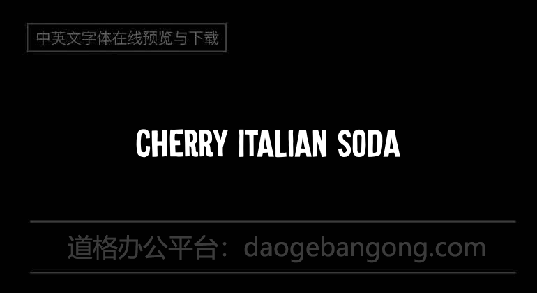 Cherry Italian Soda