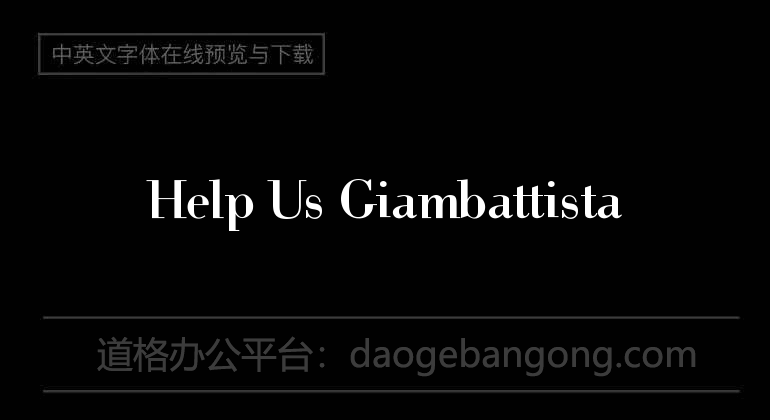 Help Us Giambattista
