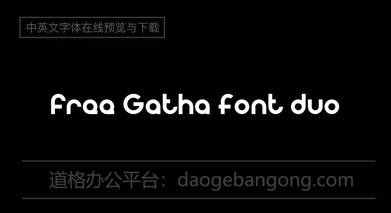 Free Gatha font duo