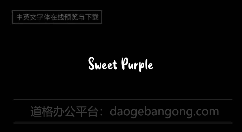 Sweet Purple