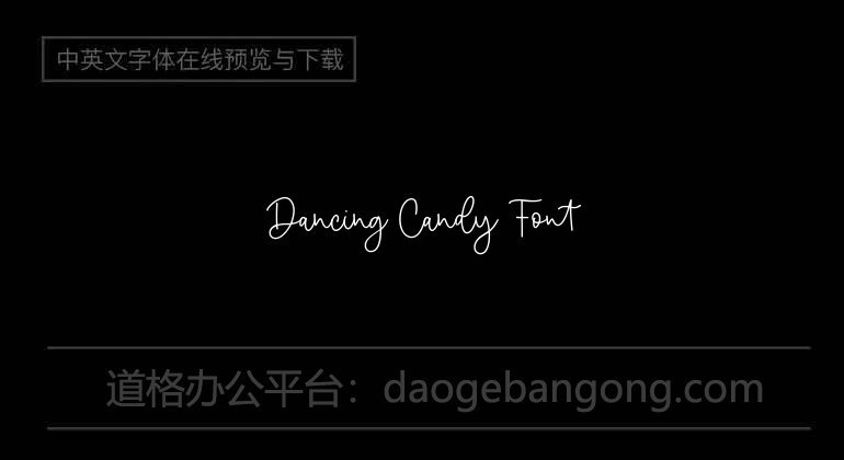 Dancing Candy Font