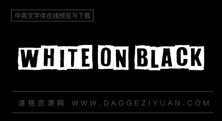 White On Black