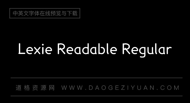 Lexie Readable Regular