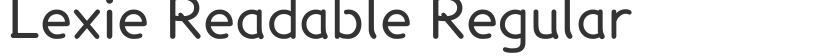 Lexie Readable Regular