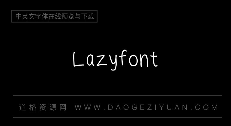 Lazyfont