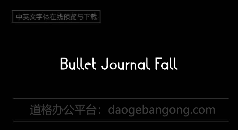 Bullet Journal Fall