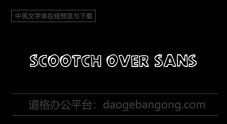 Scootch Over Sans