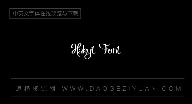 Hakyt Font