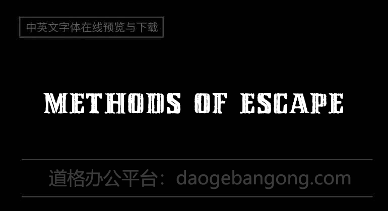 Methods of escape