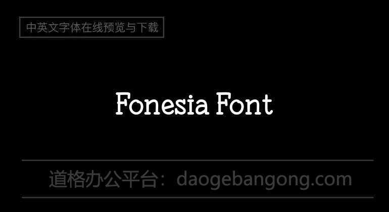 Fonesia Font