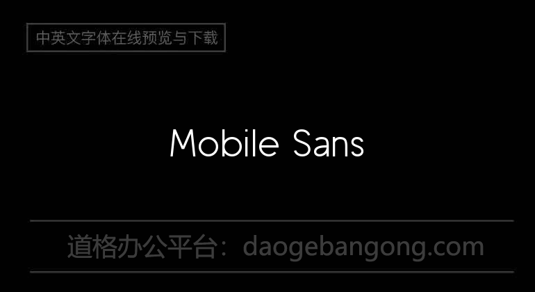 Mobile Sans