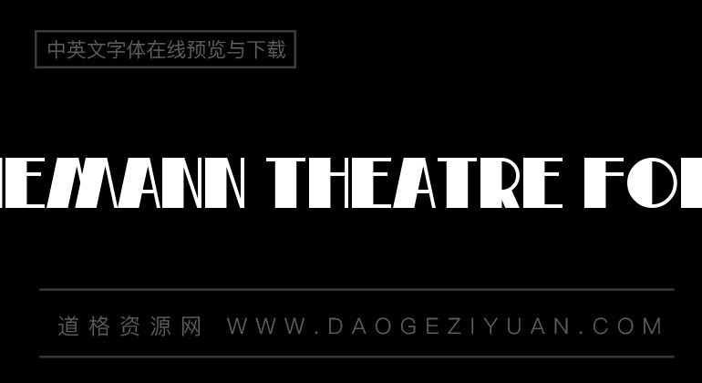 Riemann Theatre Font