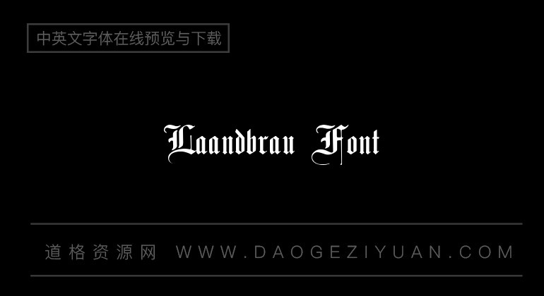 Laandbrau Font