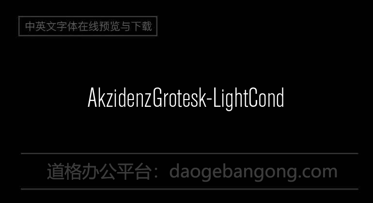 AkzidenzGrotesk-LightCond