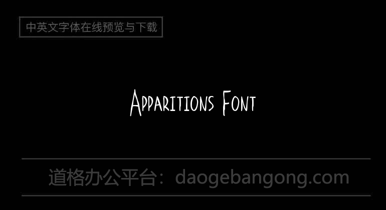 Apparitions Font