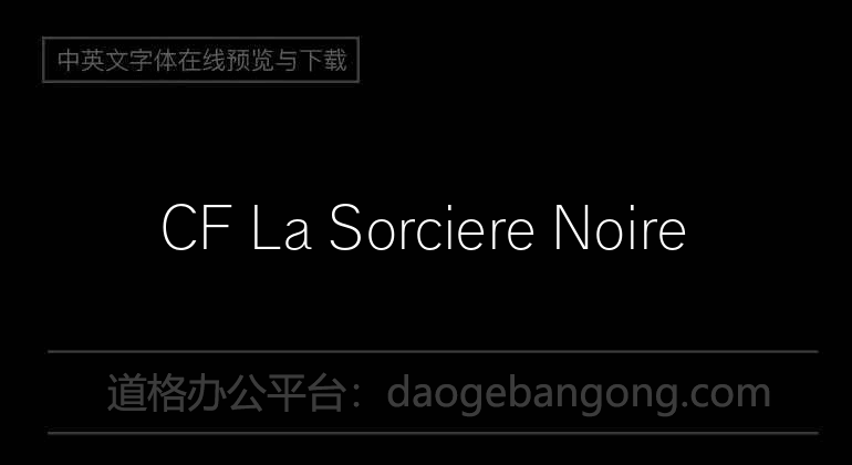 CF La Sorciere Noire