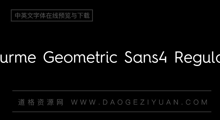Hurme Geometric Sans4 Regular