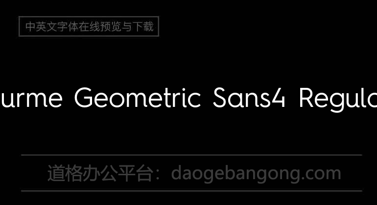 Hurme Geometric Sans4 Regular