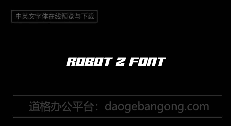 Robot Z Font